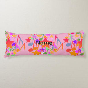 Music And Stars Cuddly Body Cushion