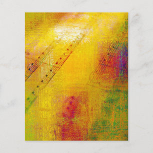 Music and weathered paint