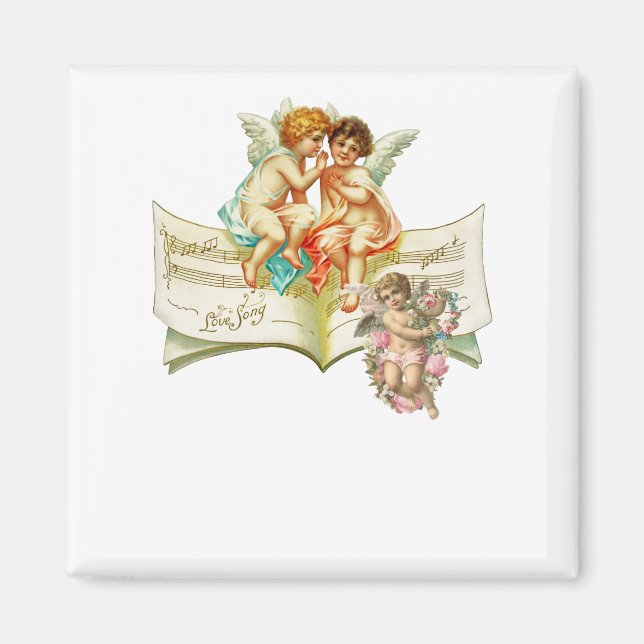 music angel cherubs magnet (Front)