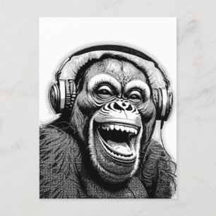Music Ape Postcard