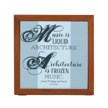Music Architecture Johann von Goethe Pencil Holder
