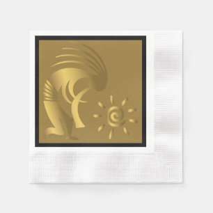 Music Arizona Gold Kokopelli Napkin