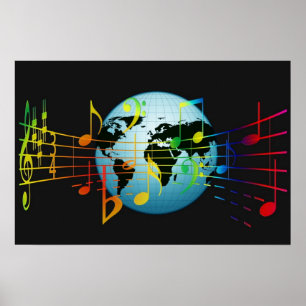 Music Around the World Poster