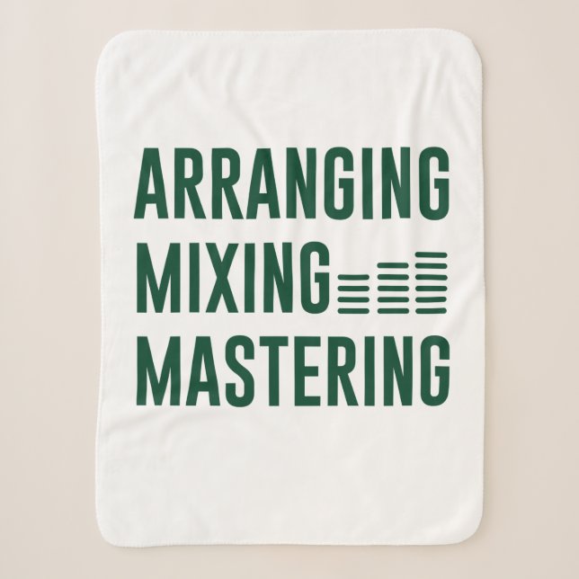 Music Arranging Mixing Mastering Sherpa Blanket (Front)
