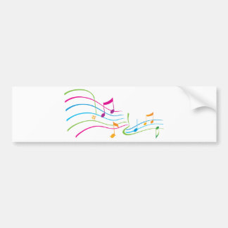 Music Art Bumper Sticker
