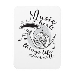 Music Art Music Heals Things Life Magnet