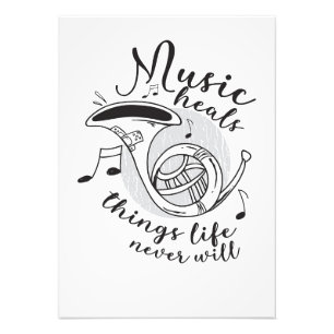 Music Art Music Heals Things Life Photo Print