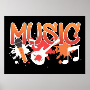 Music Art Music Instruments Poster
