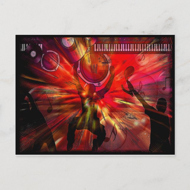 Music Art Postcard (Front)