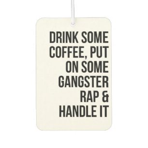 Music Art Rap And Handle It Car Air Freshener