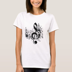 Music Art Women's T-Shirt Design