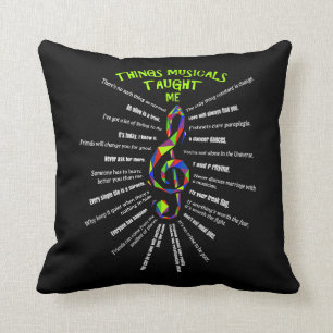 Music Atre Things Musicals Taught Me Actor 3 Cushion