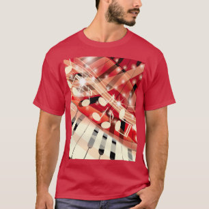 Music background Graphic  T-Shirt