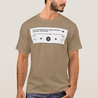 Music Band Playist Music Gift Retro Vintage girl T-Shirt