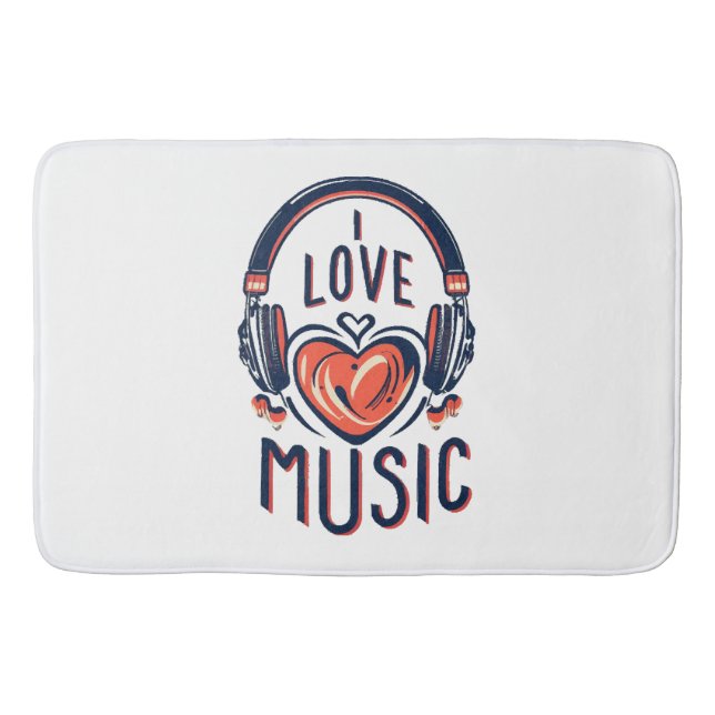 music  bath mat (Front)