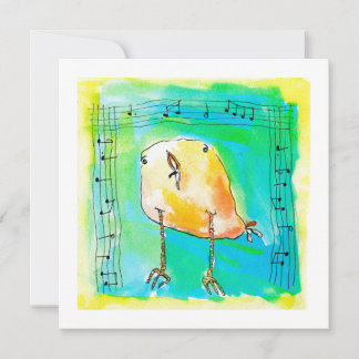 Music Bird Holiday Card