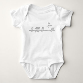 Music Birds Baby Bodysuit