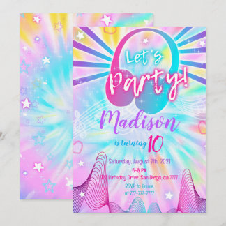 Music Birthday Invitation