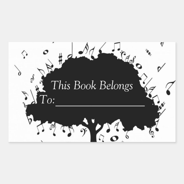 Music Book Label (Front)