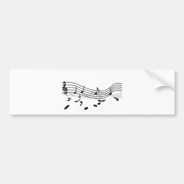 music bumper sticker (Front)