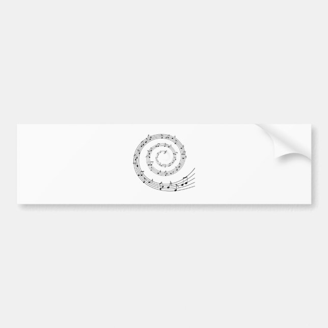 Music Bumper Sticker (Front)