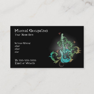 Music business card