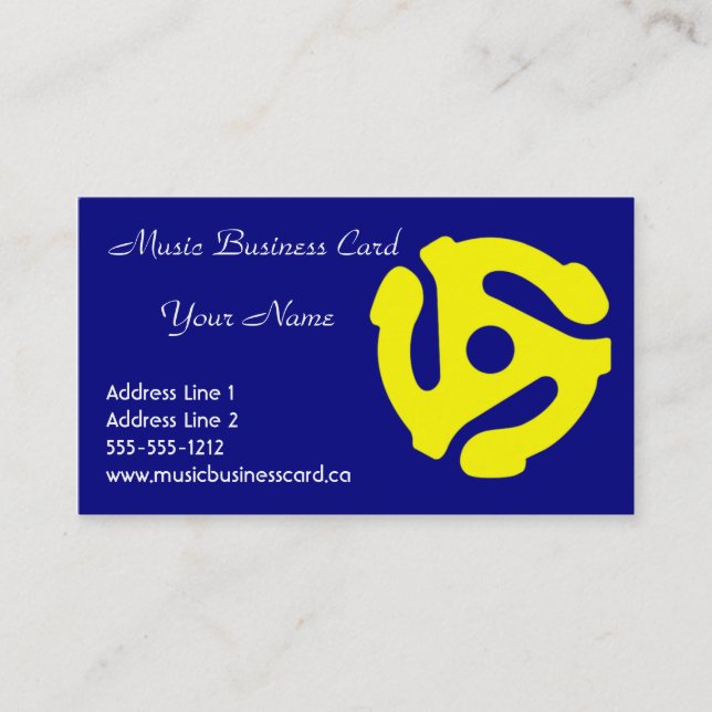 Music Business Card (Front)