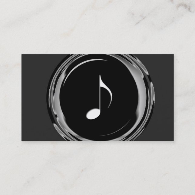 Music Business Card (Front)