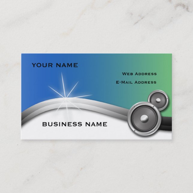 Music Business Card (Front)