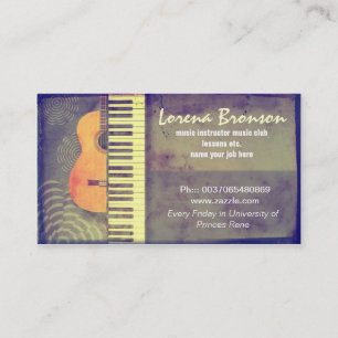 music business card