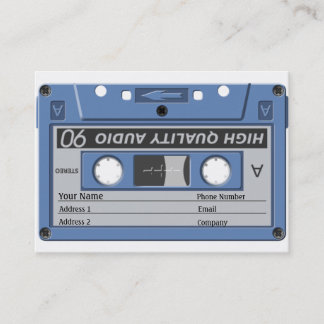 Music Business Card - Cassette