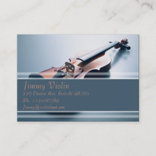 Music Business Card - Violin