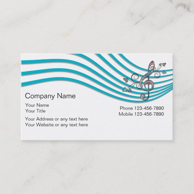 Music Business Cards (Front)