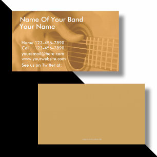 Music Business Cards