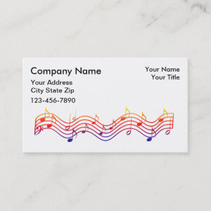 Music Business Cards