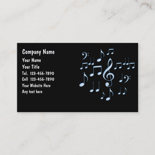 Music Business Cards (Front)