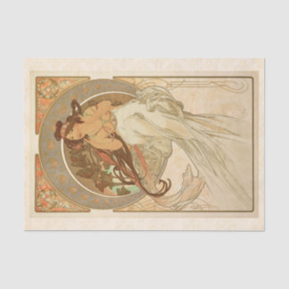 Music by Alphonse Mucha, Decoupage Tissue Paper