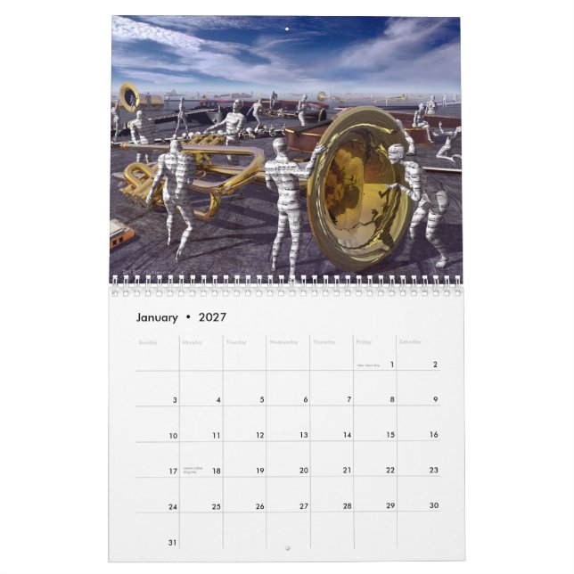 Music Calendar (Jan 2027)