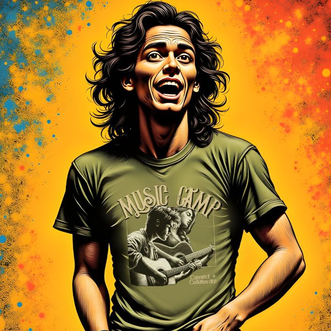 Music Camp Connect Collaborate T-Shirt (Creator Uploaded)