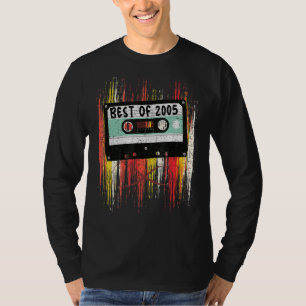 Music Cassette Best Of 2005 Vintage Birthday Born T-Shirt