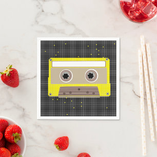 Music Cassette Paper Napkins