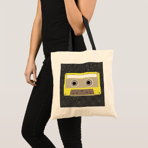 Music Cassette Tote Bag
