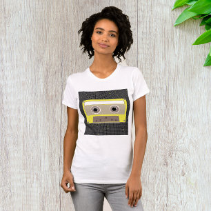Music Cassette Womens T-Shirt
