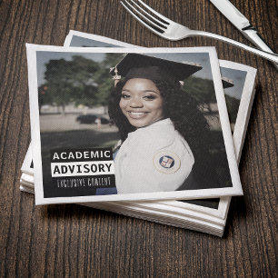 Music CD Album Cover Graduation Party Napkin