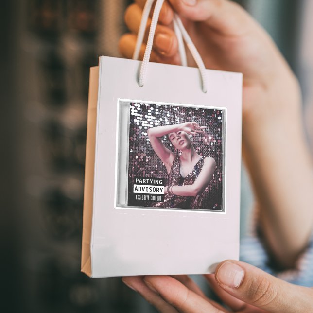 Music CD Case Album Cover Birthday Party (Music CD Case Album Cover Birthday Party Sticker
)