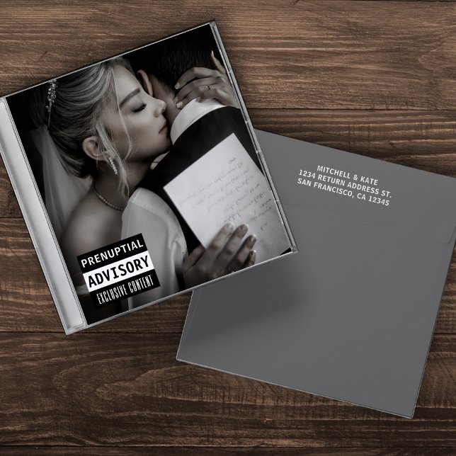 Music CD Case Album Cover Wedding Envelope (Creator Uploaded)