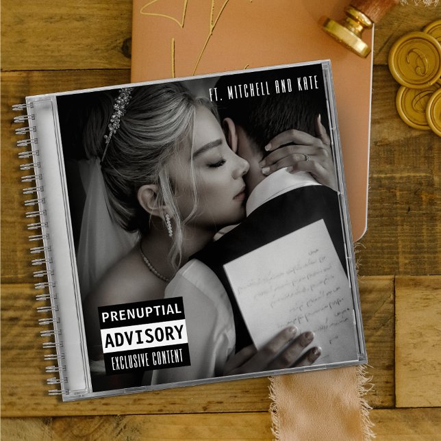 Music CD Case Album Cover Wedding Notebook (Creator Uploaded)