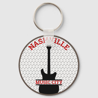 Music City Nashville Key Ring