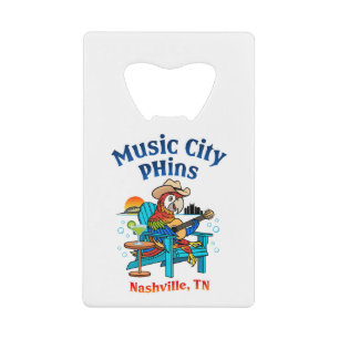 Music City Phins Credit Card SS Bottle Opener