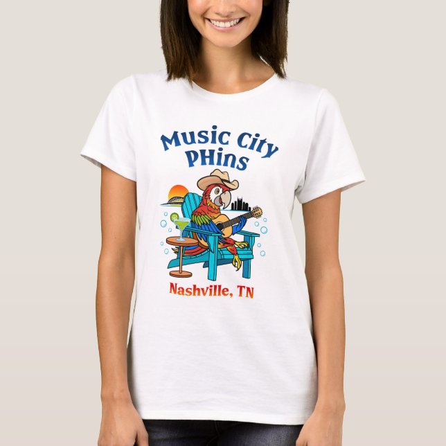 Music City Phins Women's Front Logo T-Shirt (Front)